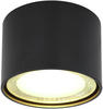 Globo LED-Deckenleuchte Serena 1-flammig Schwarz matt 113 x 80 mm