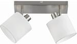 Reality Strahler Tommy 2-flammig Nickel matt