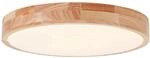 Brilliant LED-Deckenleuchte Slimline &Oslash; 39 cm 3000 Kelvin Holz hell-Wei&szlig;
