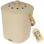 HMF 3780-3L-27 Biom&uuml;lleimer K&uuml;che Geruchsdichter Komposteimer mit Deckel 3 Liter
