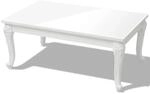 vidaXL Couchtisch 100x60x42 cm Hochglanz-Wei&szlig; 243380