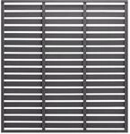 vidaXL Zaunelement WPC 180x180 cm Grau 318110