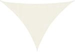 vidaXL Sonnensegel Oxford-Gewebe Dreieckig 3x4x4 m Creme 135229