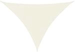 vidaXL Sonnensegel Oxford-Gewebe Dreieckig 3,5x3,5x4,9 m Creme 135230