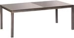 Merxx Gartentisch Rechteckig ausziehbar Grafit 220 cm x 90 cm