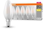 Osram LED-Leuchtmittel E14 Kerzenform 4 W 470,m 5er Set 10 x 3,5 cm (H x &Oslash;)