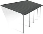 Canopia Terrassen&uuml;berdachung Capri 851 cm x 300 cm Anthrazit Grau