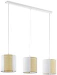 Eglo Pendelleuchte Arnhem 3-flammig Wei&szlig; 110 cm x 24 cm