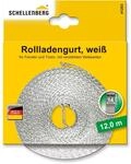 Schellenberg Rollladengurt Mini 14 mm 12 m Wei&szlig;