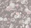 Bricoflor Vintage Tapete Romantisch Vlies Blumentapete Grau Rosa für...
