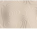 Bricoflor 3D Tapete Grafisch Beige Vliestapete F&uuml;r B&uuml;ro Und Schlafzimmer