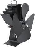 Aduro Kaminofen-Ventilator Stahl Schwarz