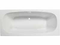 Sanoacryl Körperform-Badewanne Marbela 170 cm Weiß