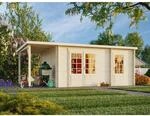 Palmako Ella Holz-Gartenhaus Klar Pultdach Tauchgrundiert 610 cm x 300 cm