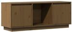 vidaXL TV-Schrank Honigbraun 110,5x35x44 cm Massivholz Kief&uuml;r