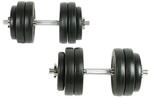 vidaXL Hantel Set 30 kg 90235