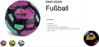 Derbystar Fu&szlig;ball Heimspiel Street Soccer Gr&ouml;&szlig;e 5 Silber-Orange Silber-orange
