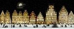 Wandkalender Weihnachtliches Stadtpanorama