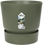 Elho Blumentopf Greenville Rund 18 cm Laubgr&uuml;n