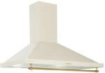 Klarstein Montblanc 90 Dunstabzugshaube 610m&sup3;/h 165W 2x1,5W LED Reling Silber