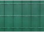 PVC-Sichtschutzstreifen Gr&uuml;n profiliert 24 cm x 201,5 cm 4er Pack