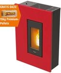 PEGASO Pelletofen Madison Stahl Bordeaux 5,3 kW mit Automatik