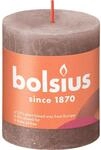 Bolsius Rustik-Kerze Shine 80/68 mm Rustikales Taupe