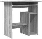 vidaXL Schreibtisch Grau Sonoma 80x45x74 cm Holzwerkstoff 815478