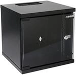 HMF 63406-02 Serverschrank Netzwerkschrank 6HE Wandgeh&auml;use 10 Zoll Rack Schwarz