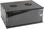 HMF 65704-02 Serverschrank Netzwerkschrank 4HE Unmontiert 19 Zoll Rack Schwarz