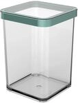 Rotho Dose Loft Premium Quadratisch 1, Transparent Mistletoe Green