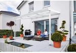 Terrassen&uuml;berdachung Premium (BxT) 410 cm x 306 cm Wei&szlig; Polycarbonat Klar