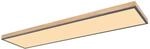 Globo LED-Deckenleuchte Doro Holzfarben/Graphit 120 x 30 cm