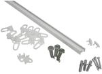 Gardinia Aluminiumschiene Wei&szlig; 180 cm
