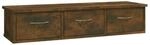 vidaXL Wandschrank R&auml;uchereiche 88x26x18,5 cm Holzwerkstoff 815081