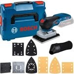 Bosch Professional Akku Schwingschleifer GSS 18V-13 mit erweitertem Zubeh&ouml;r