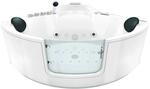 AcquaVapore Whirlpool Pool Badewanne Eckwanne Wanne W60H-SC 140x140 mit T&uuml;r Walk