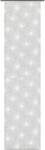 Gardinia Schiebevorhang Bloomy Wei&szlig; 60 cm x 245 cm