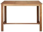 vidaXL Bartisch Akazienholz Massiv 150 x 70 x 105 cm