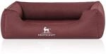 Knuffelwuff Hundebett Leon Orthop&auml;disch Wasserabweisend Velours M-L 85 x 63cm...