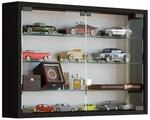 ebuy24 Mandosa M Vitrinenschrank an der Wand Montierte 2 Glast&uuml;ren Schwarz