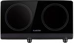 Klarstein Cookbuddy Doppel-Kochfeld 2400 W 5 Leistungsstufen Glaskeramik Schwarz