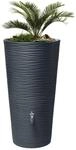 Garantia Regenwasser-Beh&auml;lter Natura 2in1 inkl. Pflanzschale 210, Graphite Grey