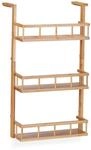 Relaxdays Gew&uuml;rzregal Bambus Natur 68 cm x 43 cm x 24 cm