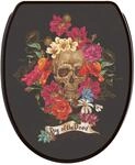 SANILO WC Sitz mit Absenkautomatik Top Fix Day of the Dead