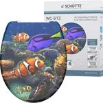 Sch&uuml;tte WC-Sitz Sea Life Duroplast mit Absenkautomatik & Schnellverschluss