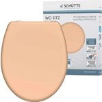 Sch&uuml;tte WC-Sitz Beige Duroplast mit Absenkautomatik & Schnellverschluss
