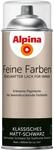 Alpina Feine Farben Spr&uuml;hlack Klassisches Matt-Schwarz edelmatt 400 ml
