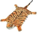 vidaXL Tigerfell Teppich Pl&uuml;sch 144 cm Braun 80168