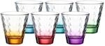Leonardo Optic Trinkglas Klein 215 ml Boden Gemischtes 6er Set